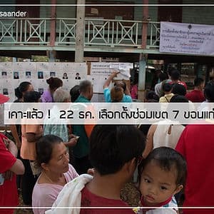 เคาะแล้ว ! 22 ธ.ค. 62 เลือกตั้งซ่อม เขต 7 ขอนแก่น